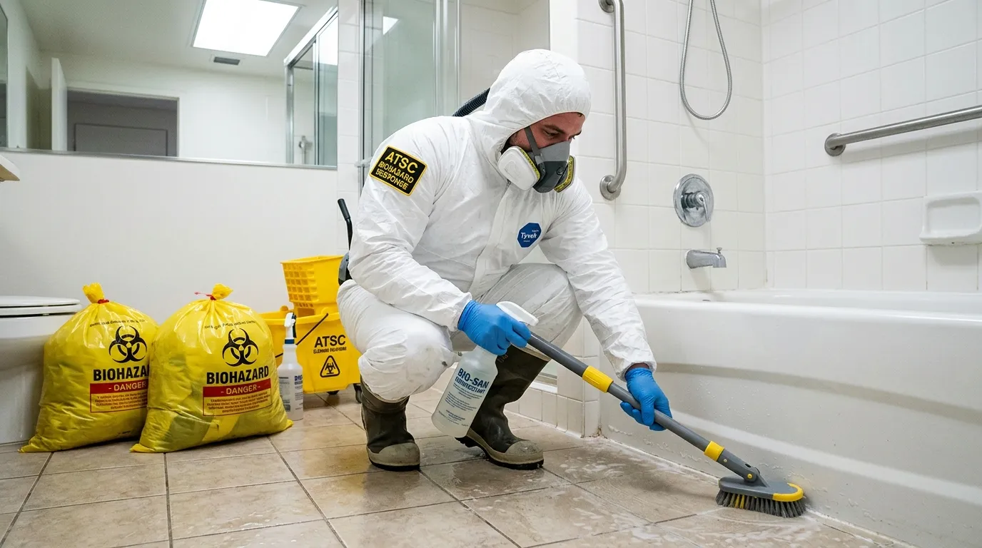 Decontamination equipment deployed for Blood Cleanup in Lucerne Valley